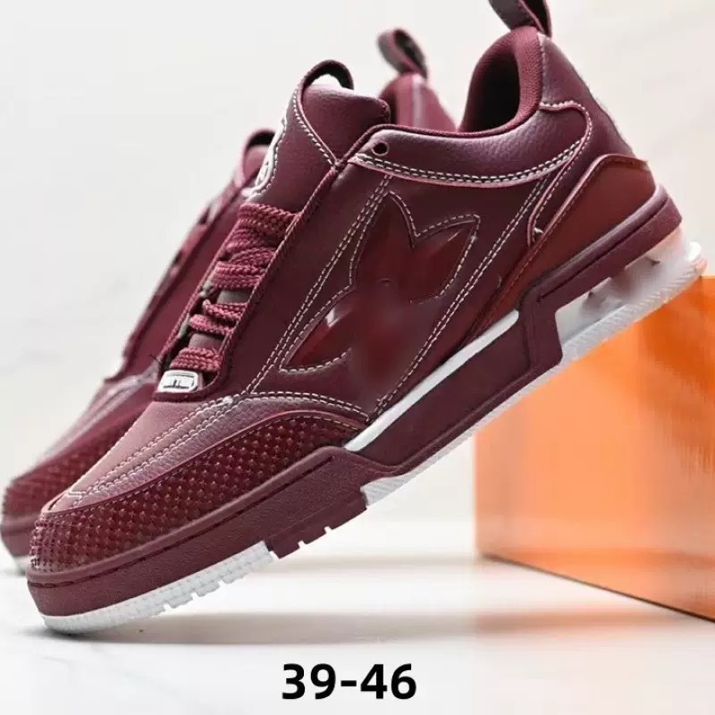 Nuevos zapatos deportivos de alto lujo de red negra L Clover Europa para hombres y mujeres zapatos de altura de suela gruesa zapatos de pan V