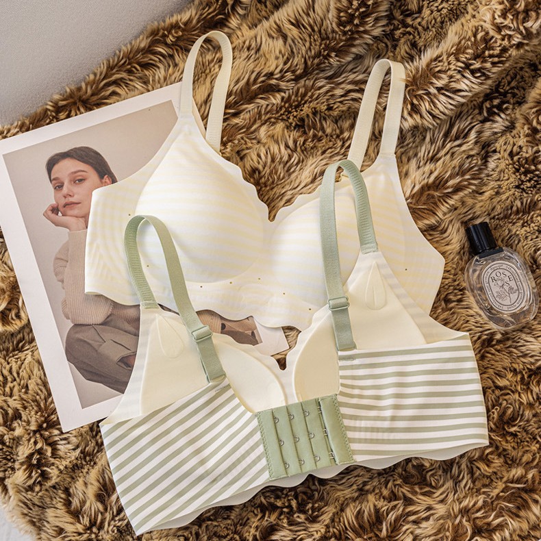 Venta directa de fábrica comercio electrónico transfronterizo Sudeste de Asia Vietnam Tailandia damas sin costuras sujetador de recogida lateral cómodo