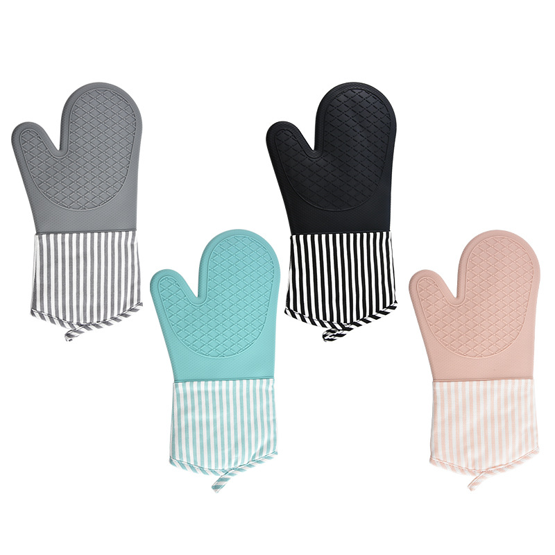 Guantes de Horno Anti-Escaldado de Silicona, Aislamiento Térmico, Antideslizante, para Cocina y Microondas image 5