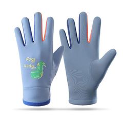 子供用手袋保温冬にベルベットを厚くして、男の子と女の子のアウトドア親子スポーツ自転車で雪を遊ぶアニメがかわいい