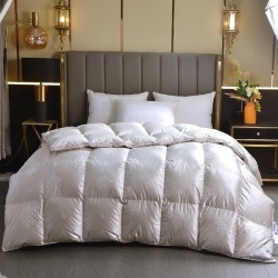 100% silk jacquard 95 goose down large duvet goose down quilt duck down quilt thickened winter quilt wedding gift quilt core