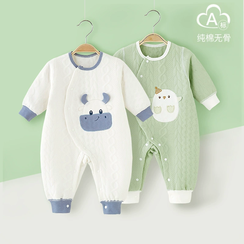 Демисезонный bodysuit для детей, сохранение тепла весной, комбинезон для новорожденных, пижама