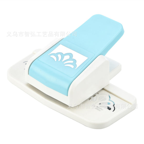 Labor-saving embossing device edge holder pattern decoration edge punching device hole punching device kindergarten manual greeting card making tools