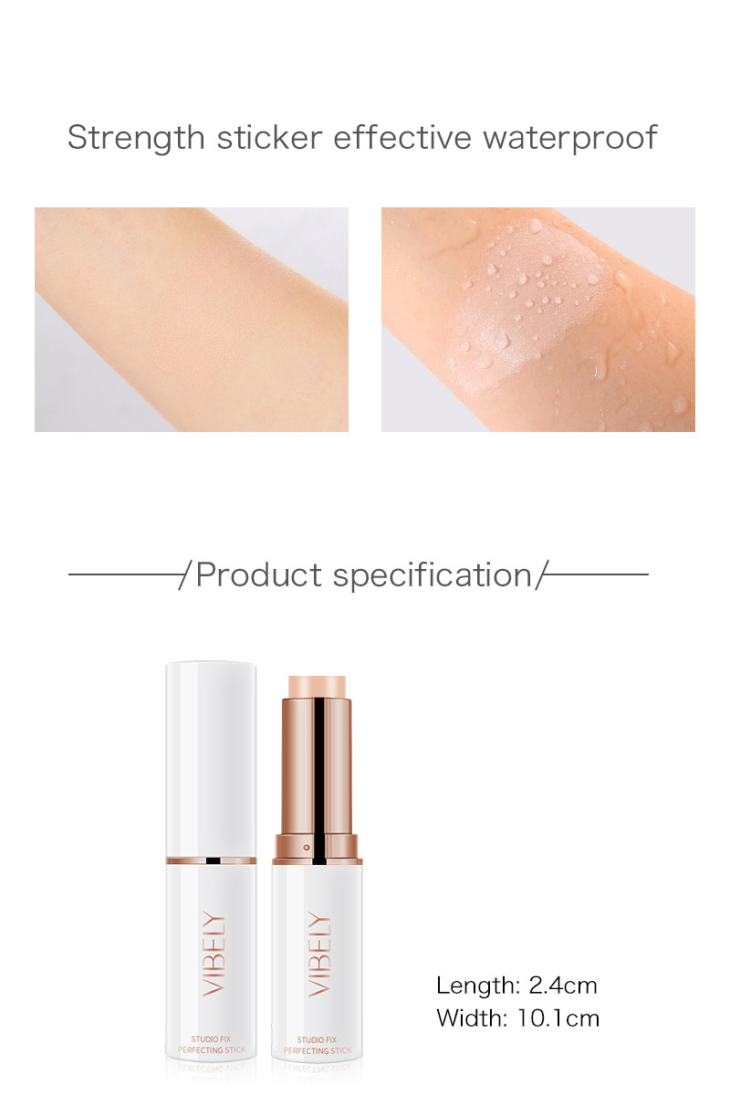 VIBELY 3D Double-Head High-Gloss Contouring Stick, Facial Concealer, Dark Circles and acne Marks Concealer Pen, Brightening Underbed Pen undefined