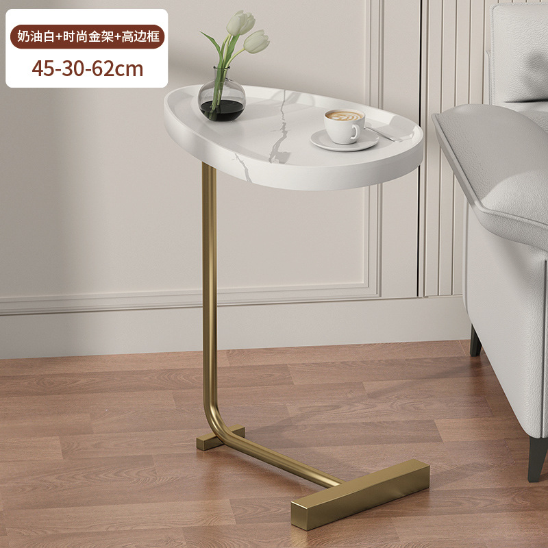 Sofá al lado de la sala de estar se puede mover mesa pequeña cabecera de la cama estante simple mini mesa de té de lujo