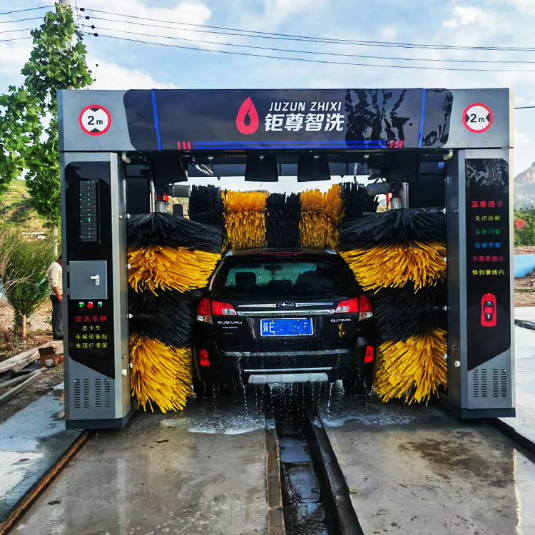 Máquina de lavado de autos para gasolinera, máquina de limpieza recíproca, autoservicio inteligente sin personal, totalmente automática de alta presión