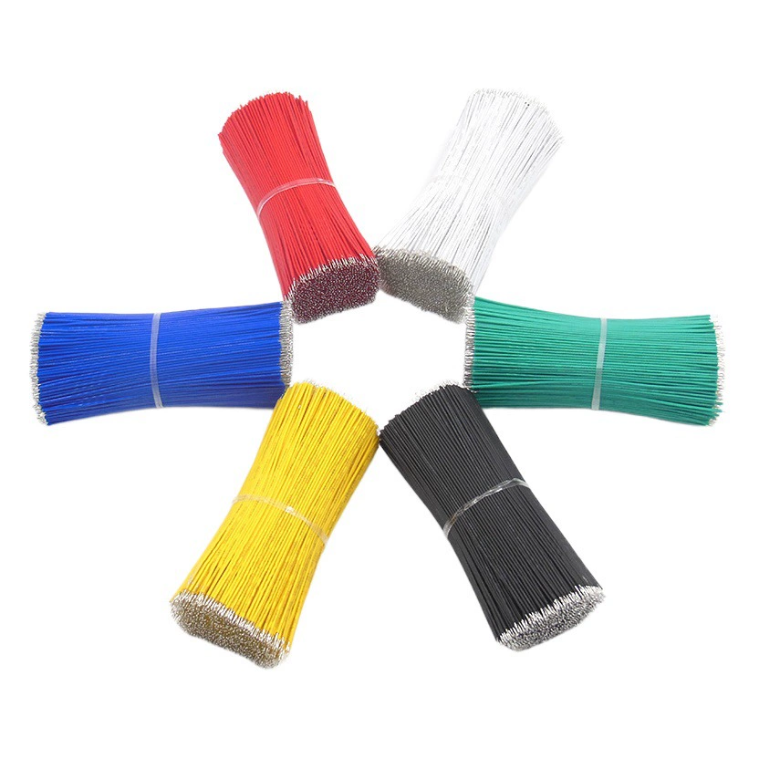 Электронный провод для игрушек и мелкой бытовой техники, изоляция из полиэтилена, красно-черный, с клеммами, экологически чистый.