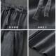 Breathing fabric! Grey High-end Cotton Linen Straight Leg Pants Men's Summer Breathable Loose plus size Cotton Linen Casual Pants