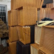 零食收纳筐仿藤水果蔬菜展示陈列篮子超市水果篮藤编筐货架陈列筐