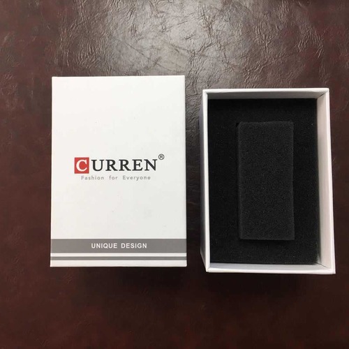 CURREN new watch box white square box white flat box gift watch box