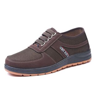 Spring New Style Old Beijing Cloth Shoes for Men, Tendon Outsole, Non-Slip, Wear-Resistant, Breathable and Comfortable, Middle-Aged and Elderly Dad's Shoes
