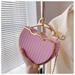2024 Small Poppy Style Chic Clamshell Bag High-Quality Cute Chain Bag New Girl Single Shoulder Crossbody Bag