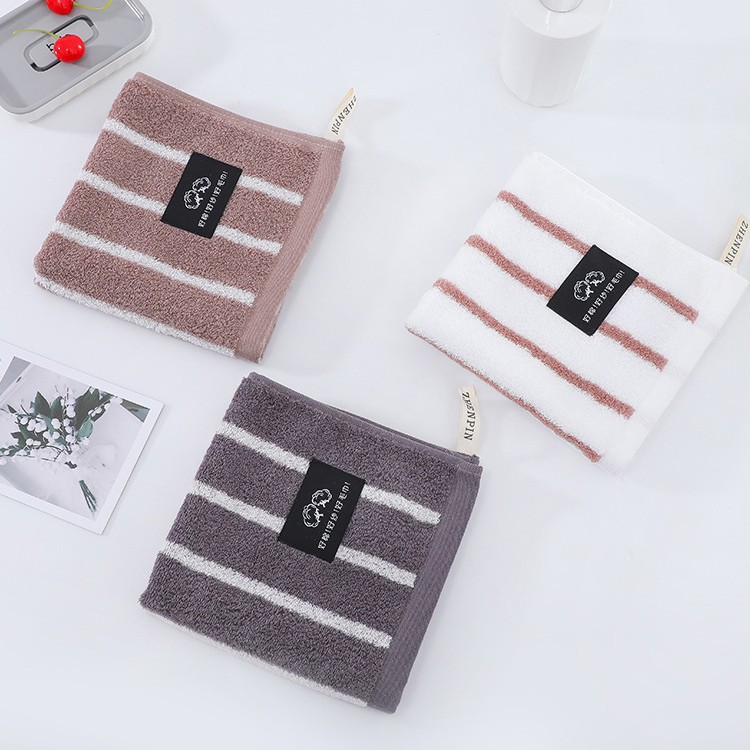 Toalha de rosto em algodão quadrada macia absorvente bebé_voghion.com