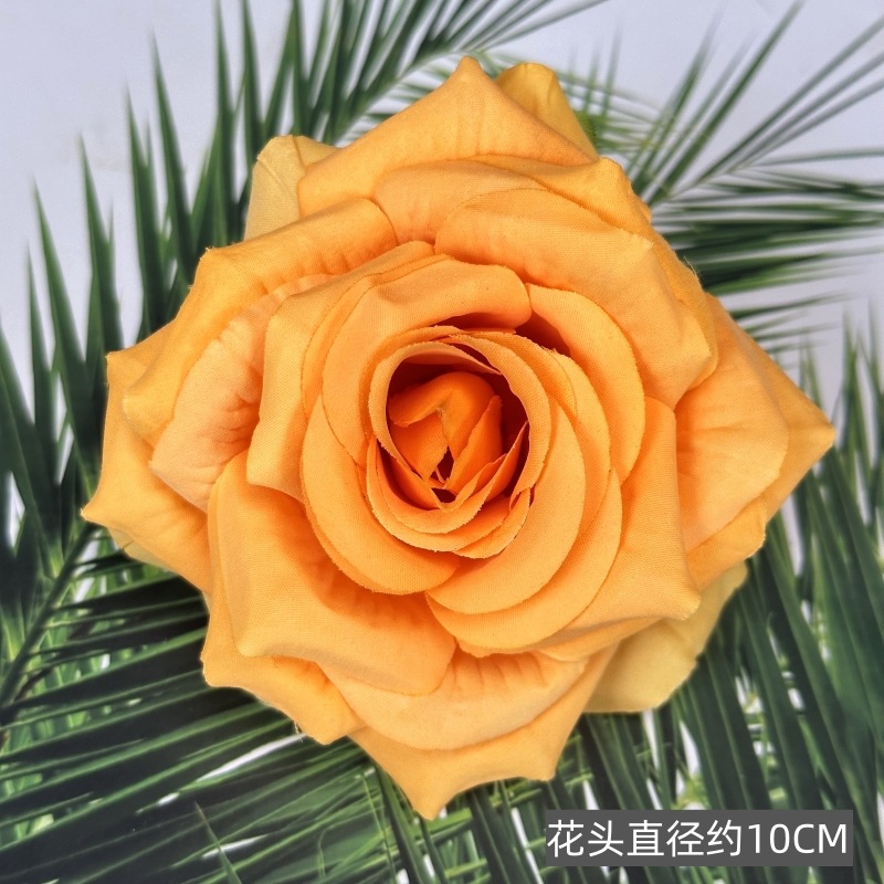 Franela artificial flor Rosa cabeza ramillete rojo boda flor pared tiro apoyos flor artificial arco flor artificial al por mayor