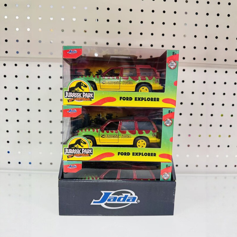 Jada Alloy Car Model Jurassic Park 30th Anniversary Ford Explorer Collectible Ornament Toy Car Jada Alloy Car Model Jurassic Park 30th Anniversary Ford Explorer Collectible Ornament Toy Car
