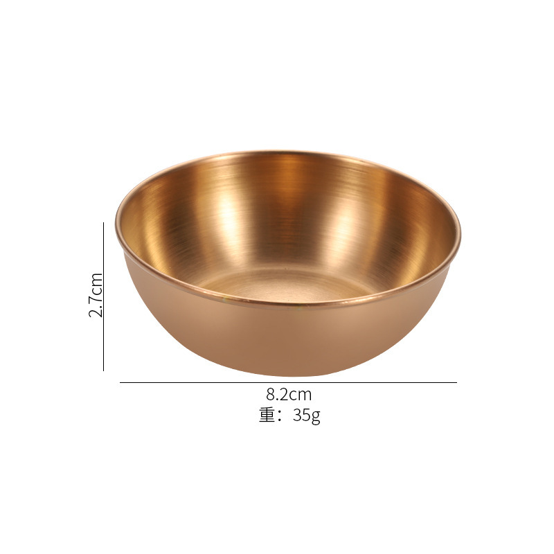 元のメーカーのステンレスのおかずの皿の調味料の皿の現物の家庭用の骨の皿の調味料の小皿の鍋の調味料の皿|undefined