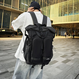 Backpack Men's Backpack Outdoor Riding Multifunctional Travel Travel Travel Computer Bag Large Capacity Sports Mountaineering Bag