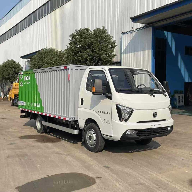 Can enter the underground garage of the residential area flying saucer association way EF3 pure electric barrel garbage truck 120L garbage barrel 28