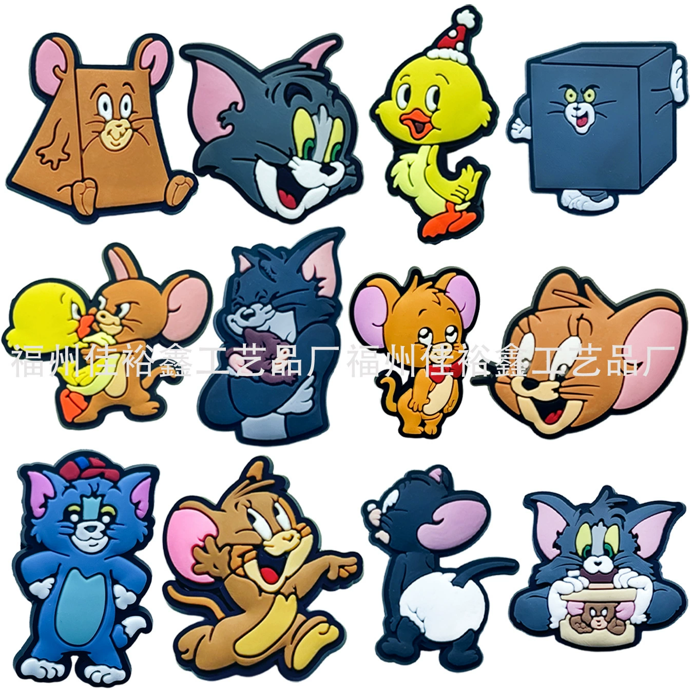 TOMJERRY кот и мышь, пряжки для сабо, DIY мультяшные цветочные украшения для сабо (кроксов), декоративные аксессуары