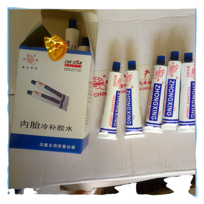 Pegamento de reparación en frío de la bicicleta coche eléctrico motocicleta herramienta de reparación de neumáticos reparación traje de pegamento de reparación de automóviles eléctricos