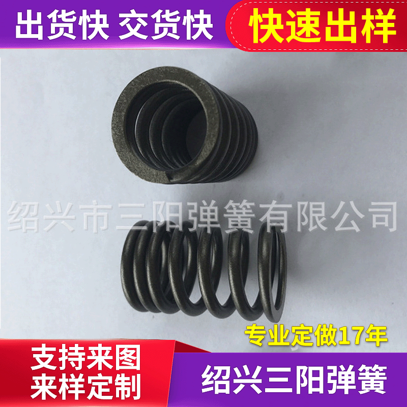 厂家专业圆柱压缩弹簧 非标防震压缩弹簧 批发发动机气门弹簧