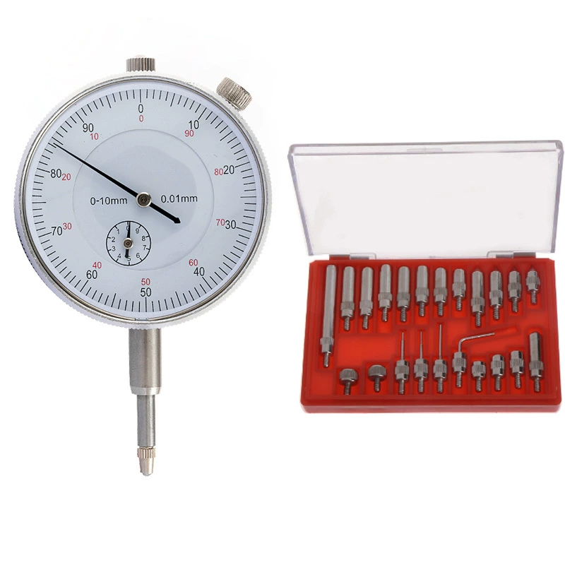 Высокоточная Механическая стрелка 0-10 мм с циферблатом манометрической головки + 22 индикатора манометрический зонд костюм с метрической резьбой M3X0, 5
