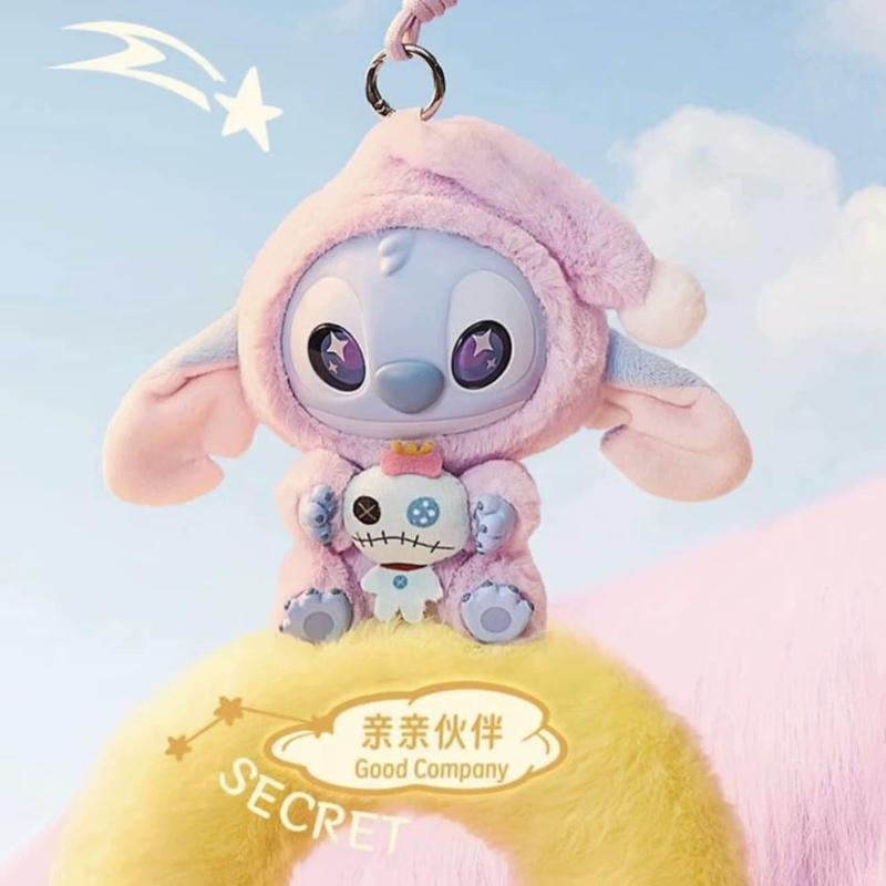 ミニと同じディズニーのスティッチのぬいぐるみ、とても眠くてもビニール製のブラインドボックスペンダントを一口食べたい|undefined