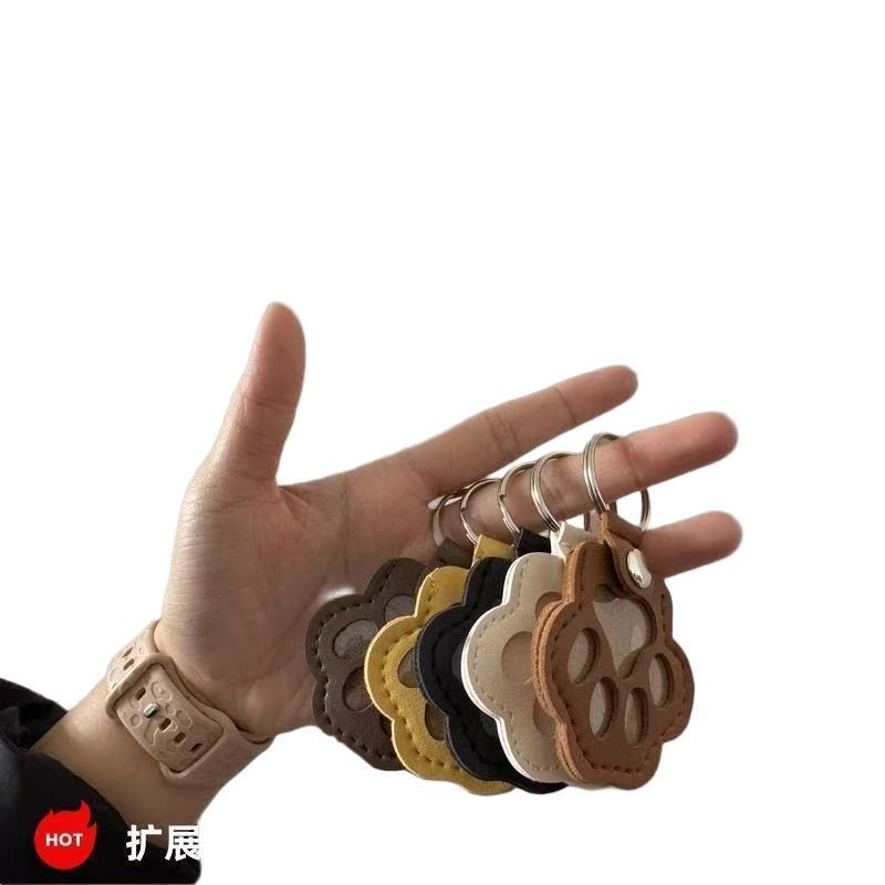 跨境宠物遗毛收纳钥匙扣创意狗爪照片猫狗毛发袋纪念收纳袋纪念品|undefined