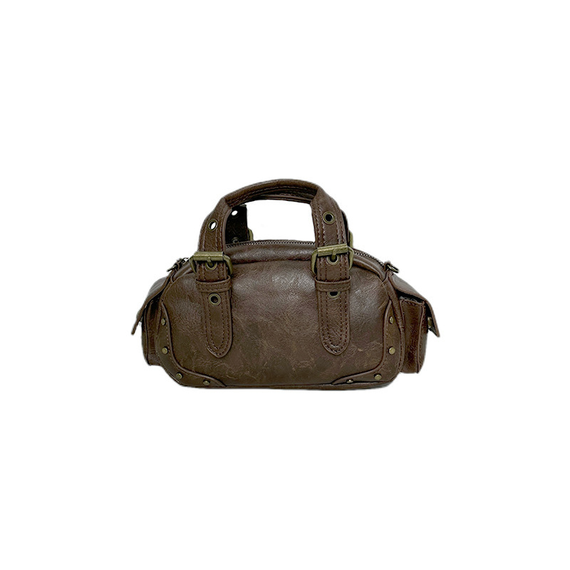 Niche Design Retro Luxury Multi-Pocket Handbag For Women, New Trendy Fashion Leather Shoulder And Crossbody Bag - Thumbnail 2