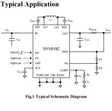 SYV919C/SY9329C 移动电源快充PD TYPE-C升压可降压