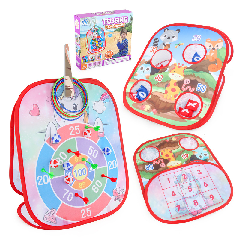 Juguetes deportivos de interior y exterior para niños de Amazon competitivo lanzando bolsa de arena tortuga pegasus tienda plegable tres en uno