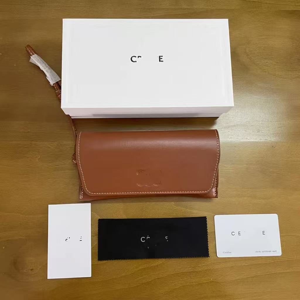 Inventario al por mayor nueva caja de gafas de alta calidad, caja de gafas de sol de alta gama, caja de gafas de sol, caja de paquete completa
