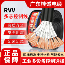 国标RVV多芯控制软线16/19/20/24芯弱电控制信号传输专用软线