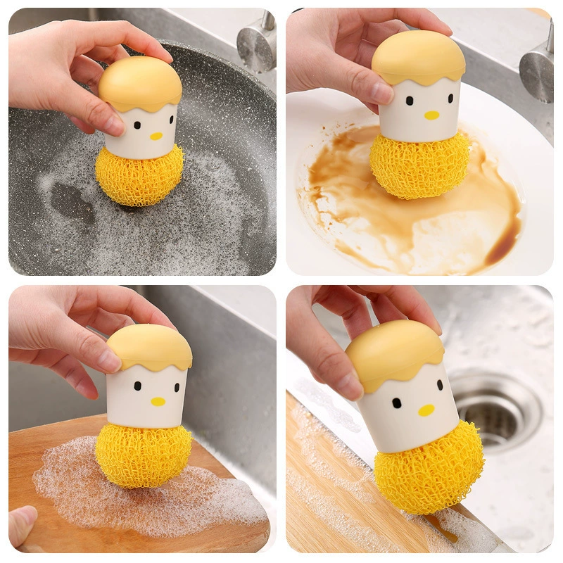 Changeable steel wire, hygienic home detachable brush