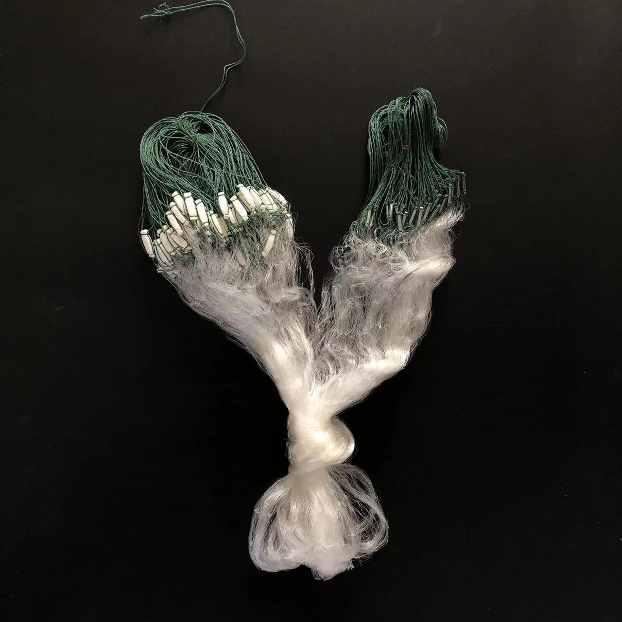 Red adhesiva 1 m de alto 2 dedos 3 dedos red de pesca de una sola capa malla de alambre Red de pescado de harina pequeña red de fregadero de peces red flotante subred colgante Red de extensión de raya blanca