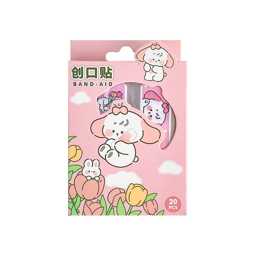 Korean cute waterproof band-aid cartoon high-looking breathable student girl heart hemostasis patch large box wholesale