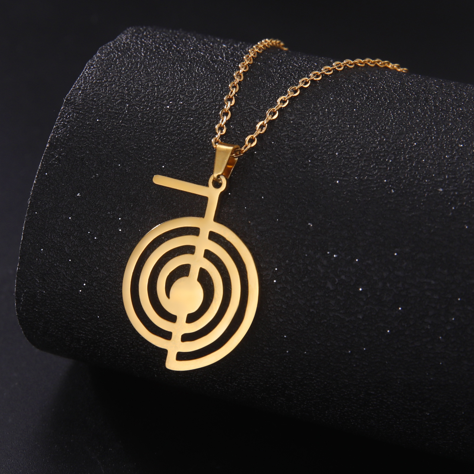 Geometric Spiral Pendant 5