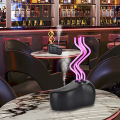 2025振音爆型デスクトップ知能bluetooth音響アロマダンス発光棒小夜灯雰囲気加湿器