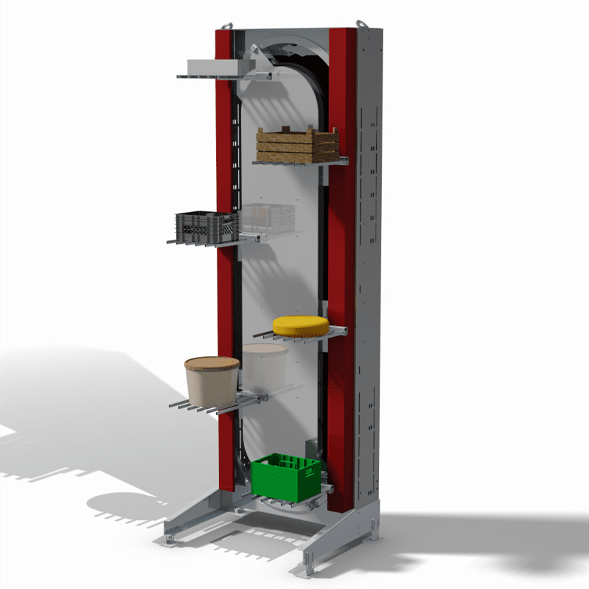 叉臂式提升机物流仓储货梯电动托盘垂直运输循环连续往复式升降机
