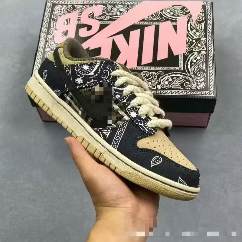 Cross-Border Foreign Trade Sb Dunk Sneakers for Women, Versatile Embroidered Couple Shoes, Flat Casual Sneakers for Women