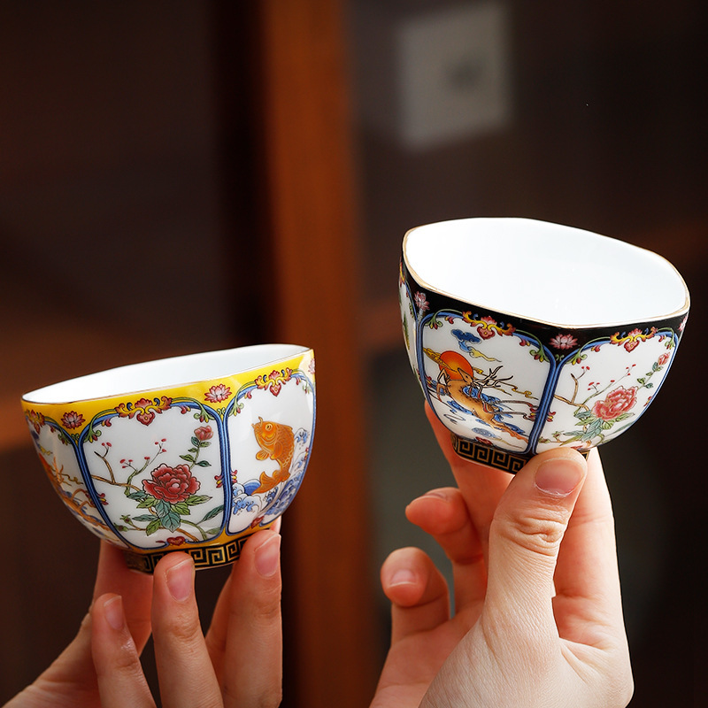 Ceramic tea cup, tea set for home use, Birthday gift
