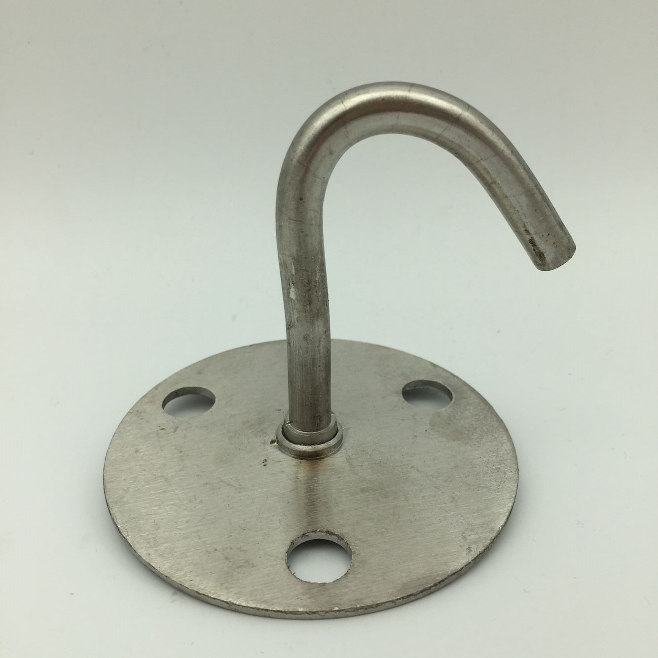 不锈钢风扇钩三孔吊钩圆形丁字钩开口不锈钢挂勾锁墙圆钩五金配件