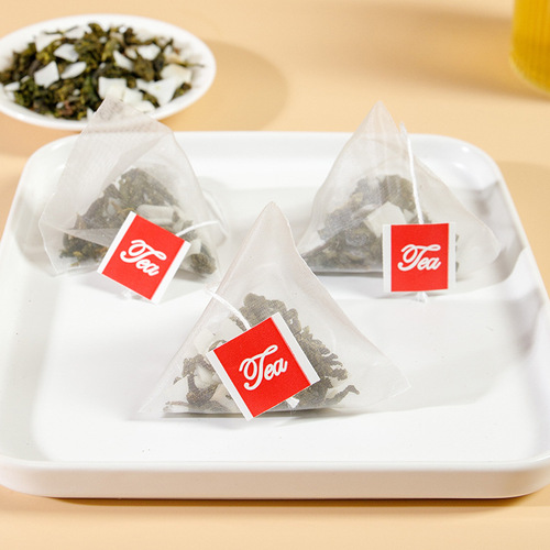 Bulk Coconut Fragrance Oolong Tea, Popular Fruity Herbal Tea Triangle Pack, Flower Tea Directly from Factory, Large Quantity Discount