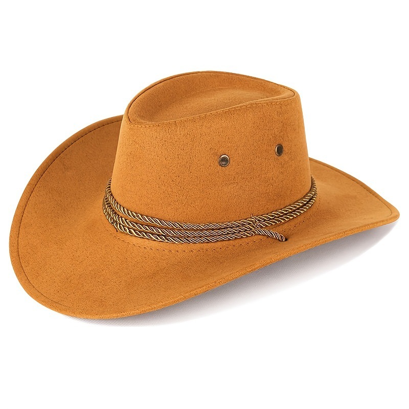 Faux Felt Cowboy Hat Side View