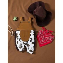 A 43143 Western Cowboy Baby Romper ��ͯţ�б������¿羳