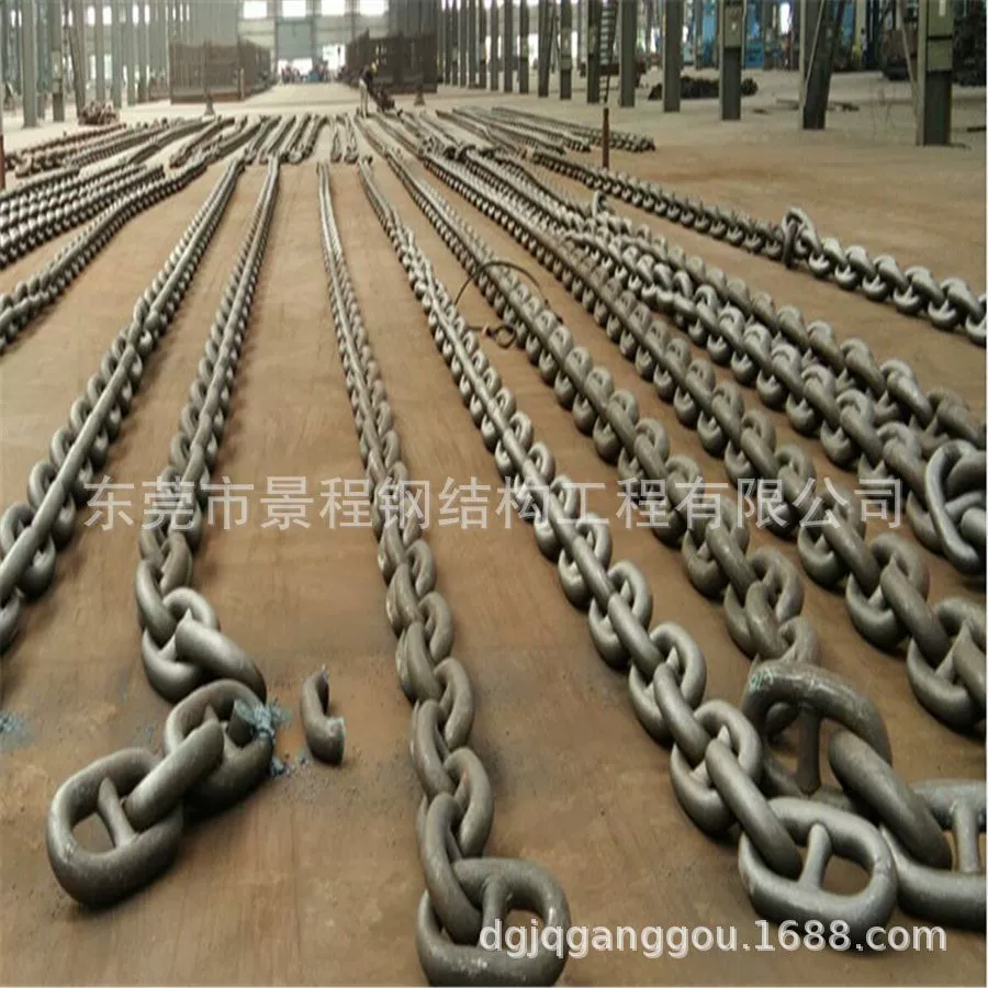 Наннинг горячеоцинкованная резьбовая якорная цепь диаметром 30 Гуилин морская цепь люка 42 установка якорной цепи.