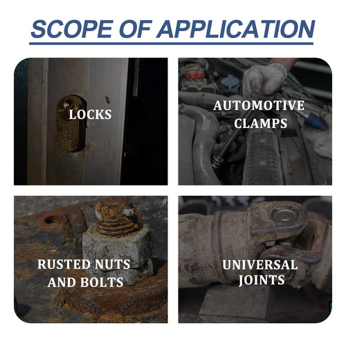 Rayhong anti-rust conversion agent spray car wheel tire rim door lock cleaning rust removal refurbishment lubricant