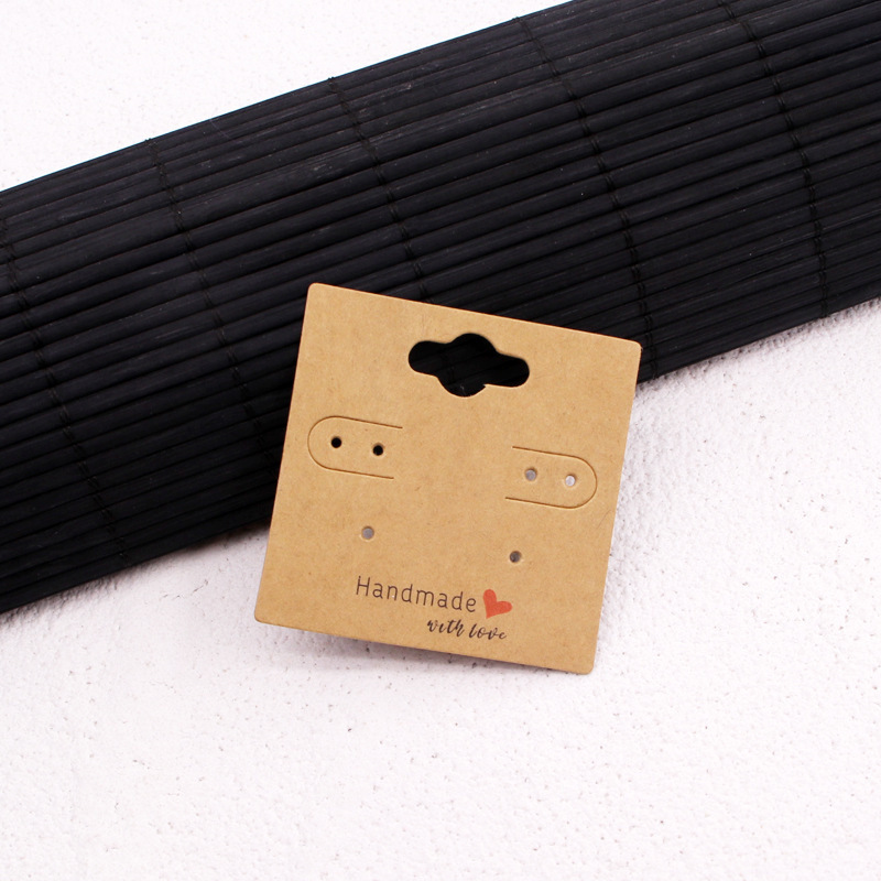 Comercio exterior spot pendientes de papel blanco collar de cartón mostrando papel de cartón 100 hojas de clip de pelo anillo colgante de tarjetas de joyería etiquetas al por mayor