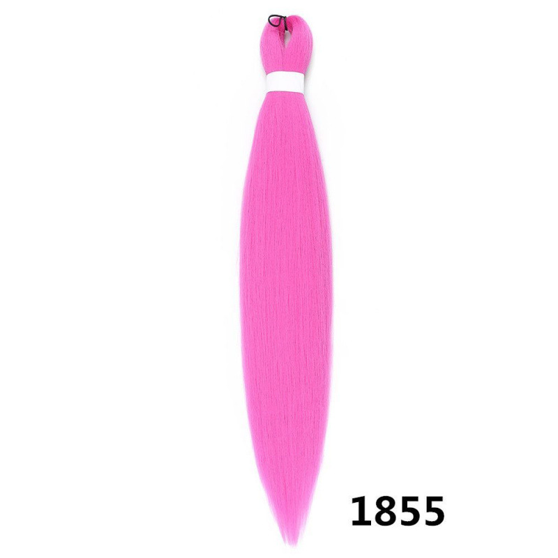 Fijo de baja temperatura de agua caliente FR Easy Braid Fibra química Trenza sucia Multicolor Negro Pechón suave y esponjoso