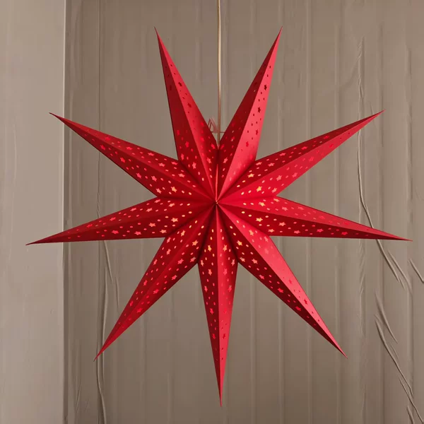 Nine-pointed star 70CM red complete set of star wires